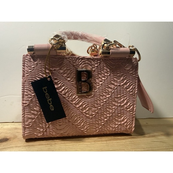 bebe Handbags - bebe Nola Mini Satchel Blush Pink Purse New With Tags Crossbody Bag